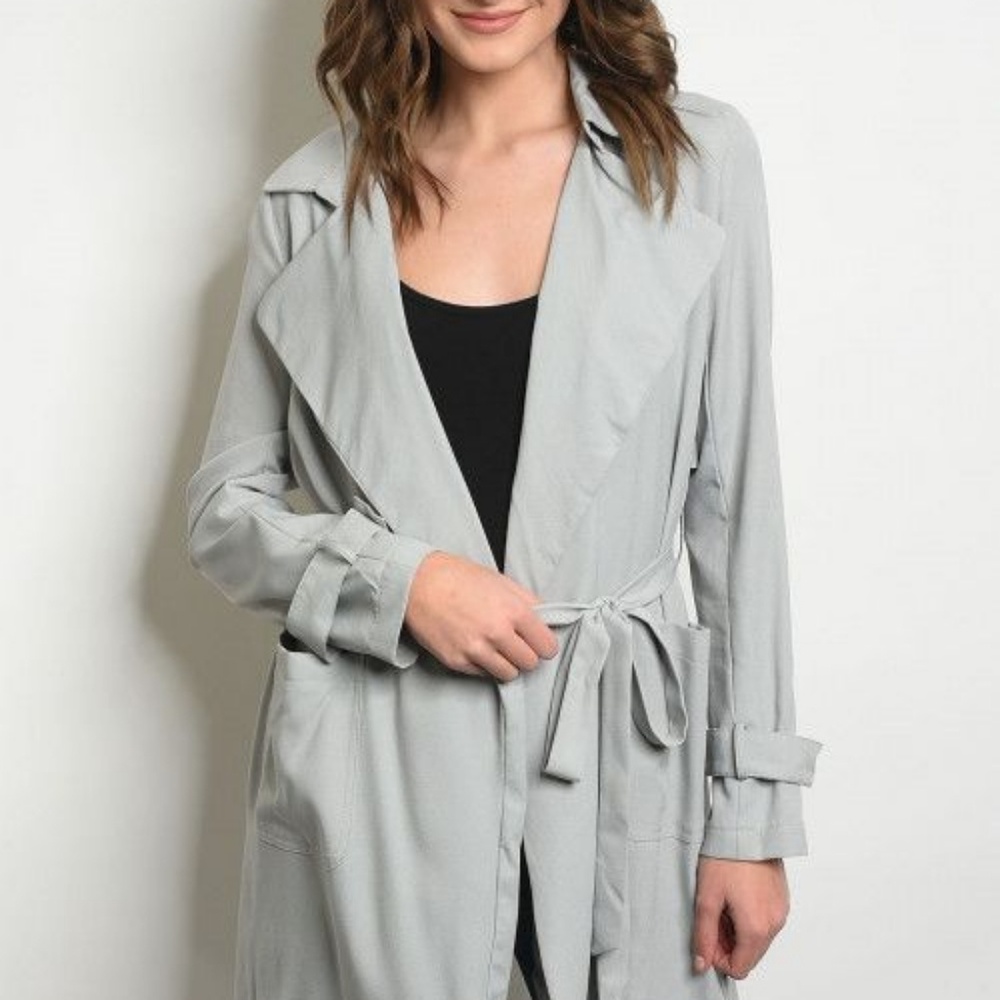 πββοΈ2 left πββοΈgray long jacket - Picture 2 of 4